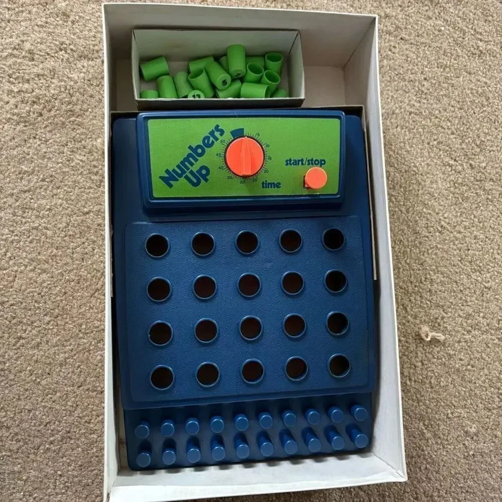 Vintage Numbers Up 1975 Count Down Against The Clock Game -Working-Complete-